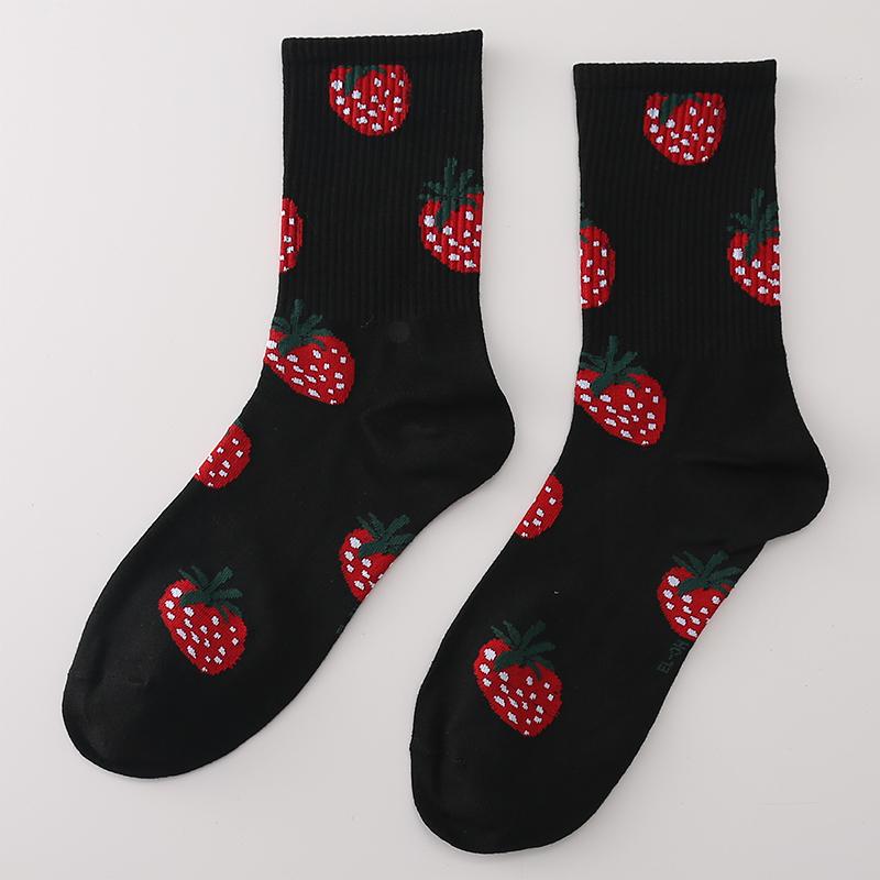 Новые мужские носки Смешные мужские носки до середины голени Харадзюку Хип-хоп Толстые хлопковые носки Женские Новинка Мультяшные носки Носки из гребенного хлопка