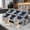 2pcs Mini Highland Cow Cube of Ice Mold, Reusable 3D Cute Silicone Ice Tray for Whiskey, Cocktails, Juice And Party Drinks.