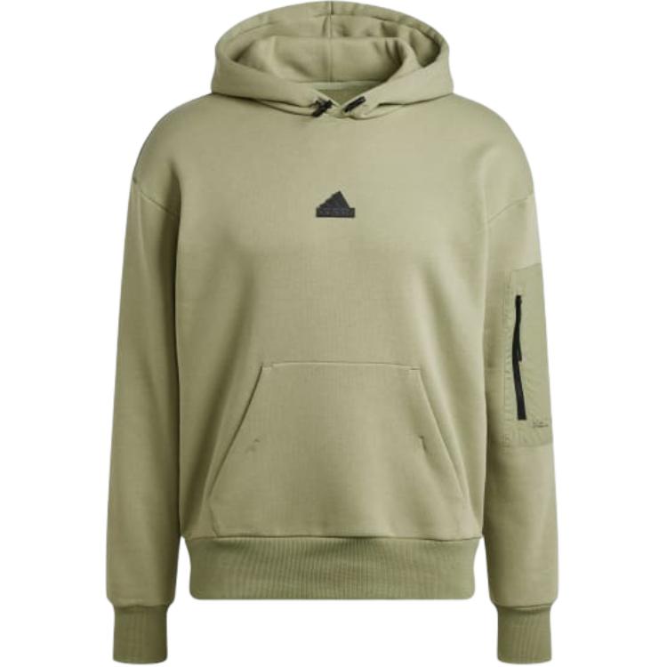 adidas Удобная повседневная толстовка с капюшоном с логотипом Tent-Green IV7422