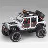 Новый 1:24 Jeep Wrangler Rubicon Модель пикапа из сплава, литая под давлением, игрушечная модель внедорожника, коллекция со звуком и светом, детский подарок