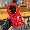 Вышивка пони для чехла телефона oppofindx8 красный findx8s стикер findx8ultra Новый год