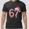 67 Meme Christmas Candy Cane Number Santa Graphic T-Shirt Unisex Holiday Tee Top
