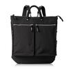 [Heartmade Factory] 3WAY Helmet Bag Tote Bag B4 Colorful Polyester Urban Series FY-0581 (Black)