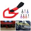 Bus Handle Strap Charm Front Rear Bumper Towing Rope Auto Accessory Heart Shape Strap  Car