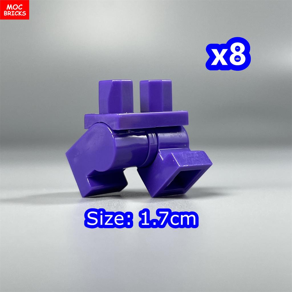 8 шт. Кубики MOC 17 мм Брюки Подвижные Короткие Ноги 970 см00 Часть Тела Одежда Модель Фигурка Сборка Строительные Блоки Игрушки Подарки