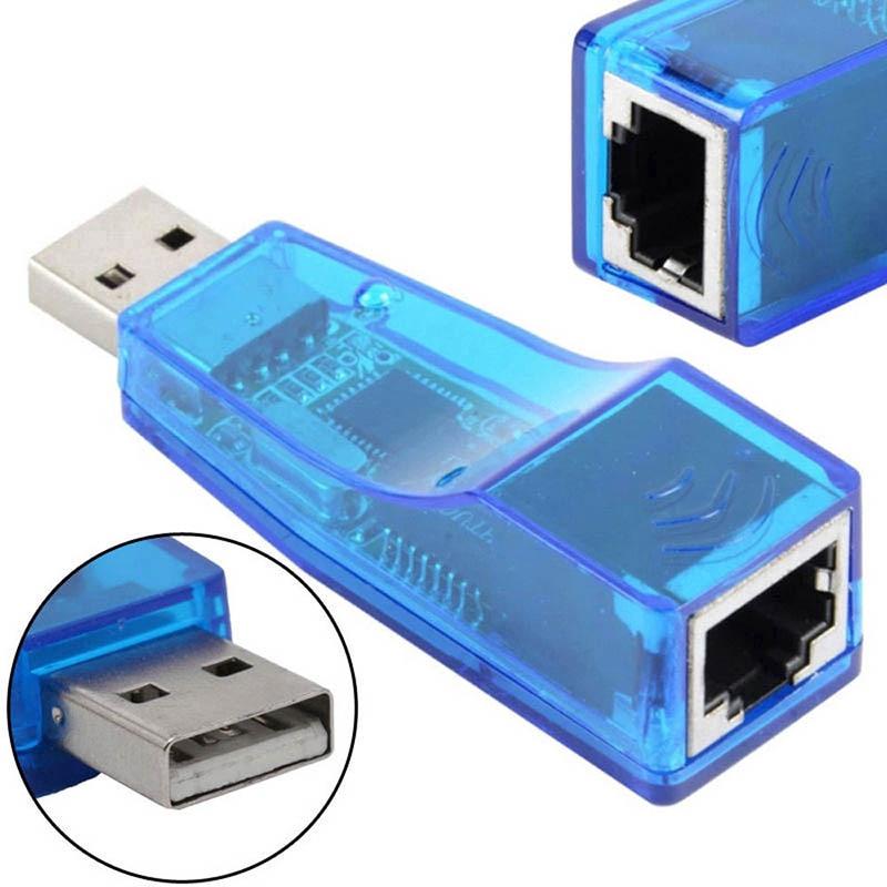 RJ45 USB Adapter Lan Card  Ethernet Adaptor Network 10/100 Mbps for Laptop PC AVE
