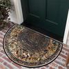 Semi-circular Floor Mats Easy To Take Care Of Dirt-resistant and Absorbent Door Mats for the Entrance