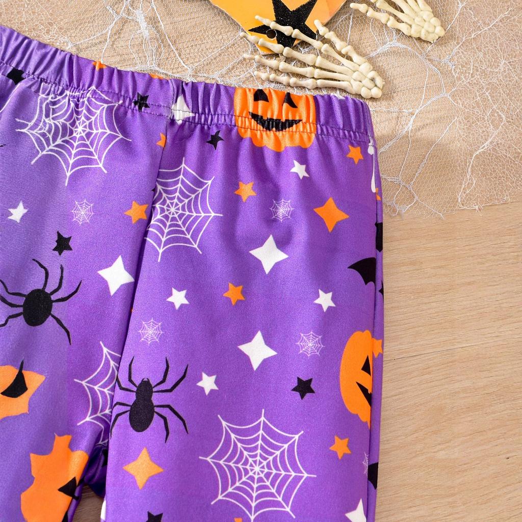 Детский Хэллоуинский комплект с длинным рукавом, мультяшный, милый