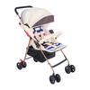 Baby Stroller Lightweight Foldable Shock Absorption High Landscape Toddler Pushchair with Backrest Canopy Net Storage Basket for Outdoor