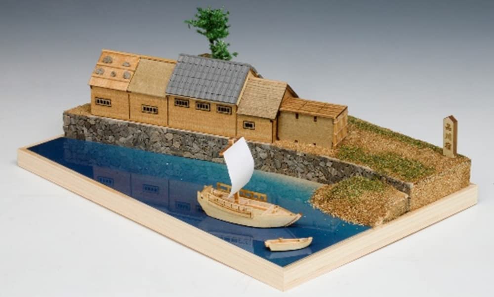 Woody Joe Tokaido Stations Series Wooden Model Assembly Fifty-Three Shinagawa-shuku (Non-Scale Kit) Direct from Japan
