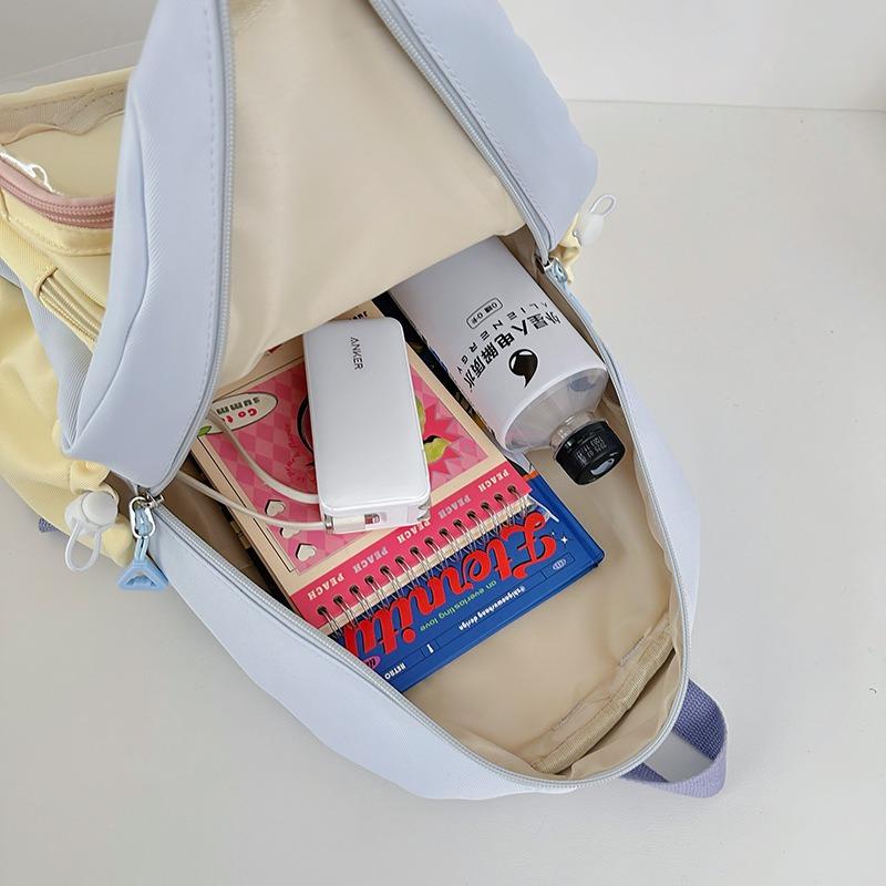 The New Schoolbag Is High-value, Fresh and Sweet, Candy-colored Backpack, Lightweight and Large-capacity Backpack for Junior High School Students.