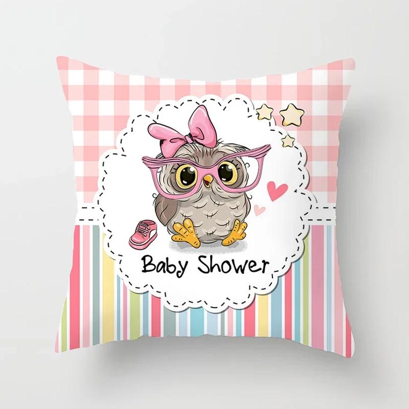Милые наволочки на подушки с совами  Удобная наволочка x Декоративные подушки для дивана, кровати, машины, пледа, домашнего декора