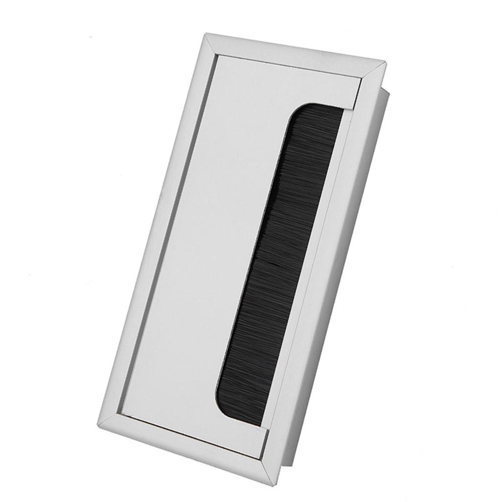 Квадратный алюминиевый стол, компьютерный провод, кабель, аккуратная розетка, вставное отверстие, верхняя крышка(Средняя)