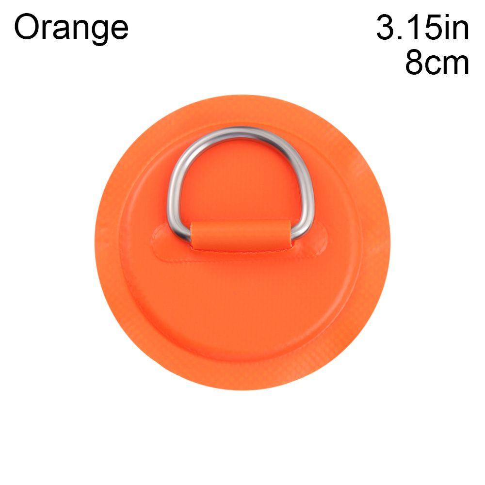 Pad Stainless Steel Raft Dinghy D Ring Pad/Patch Kayak Surfboard SUP Tie Down Inflatable Boat Patch