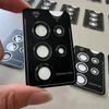 Full Cover Camera Lens Protector For Samsung Galaxy S27 S26 S25 S24 Plus Ultra CD Pattern Tempered Glass Metal Ring Protection 4