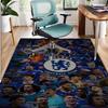 football club.C Pattern Rug, Indoor/Outdoor Mat, for Picnic, Gameroom, Bedroom, Office, Living Room, Home Decor Carpet, Birthday Gift