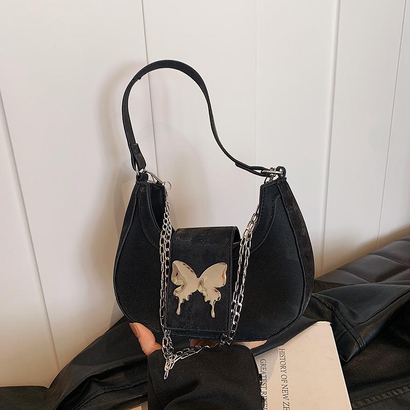 Универсальная сумка через плечо Niche Design, женская сумка на весну и лето, сумка подмышкой, нежная текстура, сумка на цепочке