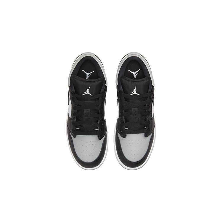 Детские кроссовки Air Jordan 1 Low GS Light Smoke Grey Black White 553560-052