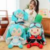 Новые плюшевые игрушки серии Hatsune для девочек, для сна дома, подушка для комфорта, мультяшная кукла из будущего, подарок на день рождения