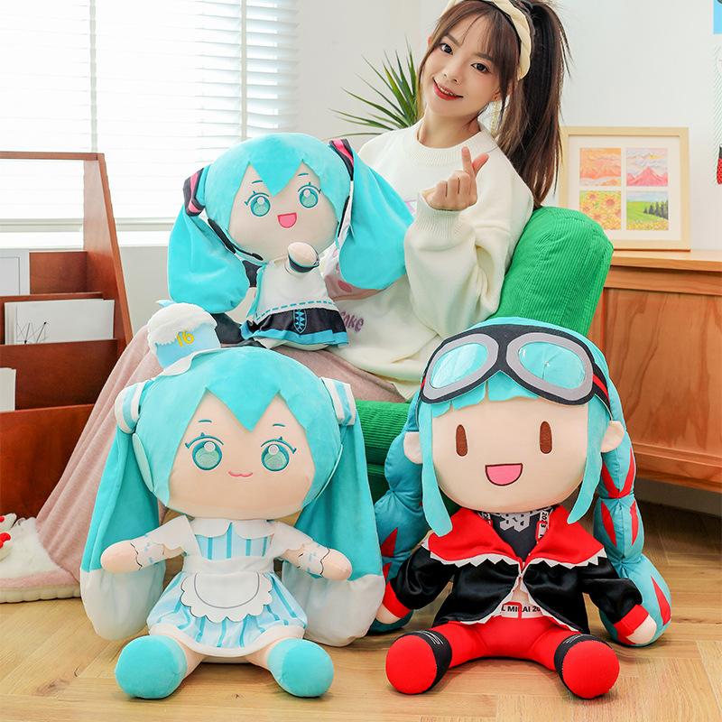 Новые плюшевые игрушки серии Hatsune для девочек, для сна дома, подушка для комфорта, мультяшная кукла из будущего, подарок на день рождения