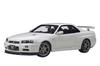 AUTOart 1/18 Nissan Skyline GT-R (R34) V Spec II White Pearl Finished Product 77406