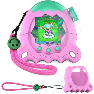 Силиконовый чехол BCWXION для Tamagotchi Включает Защиту пальца экрана Рай, Защитное стекло, Ремешок, Защита от отпечатков пальцев, Ударопрочный,