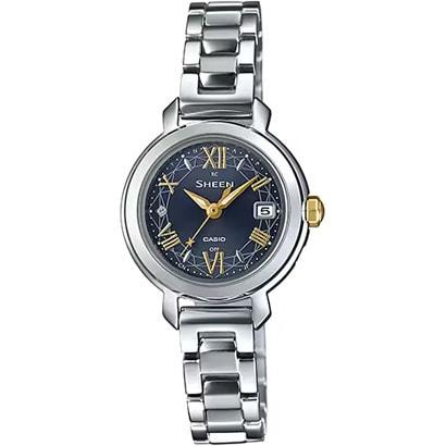 Casio SHEEN Series Unisex Solar Wrist Watch - Blue / Silver SHS-D300CGL-7BJF SHS-D400CGL-7AJF SHS-D400M-7AJF SHS-D400CGM-4AJF SHW-5300D-2AJF