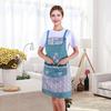 Kitchen Apron Waterproof Oil-Resistant Sleeveless Cooking Apron Creative Bike Pattern Apron for Home Restaurant Cafe