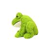 Sun Lemon Fluffy Frog Small Stuffed Animal Toy, 12.9 x 7.2 x 15cm