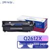 generic black q2612x high capacity toner (no chip)
