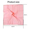Six Color Silk Scarf 60cm Chiffon Material Solid Color Stage Performance Costume Accessories Entertainment Props Scarf Shawl TMZ