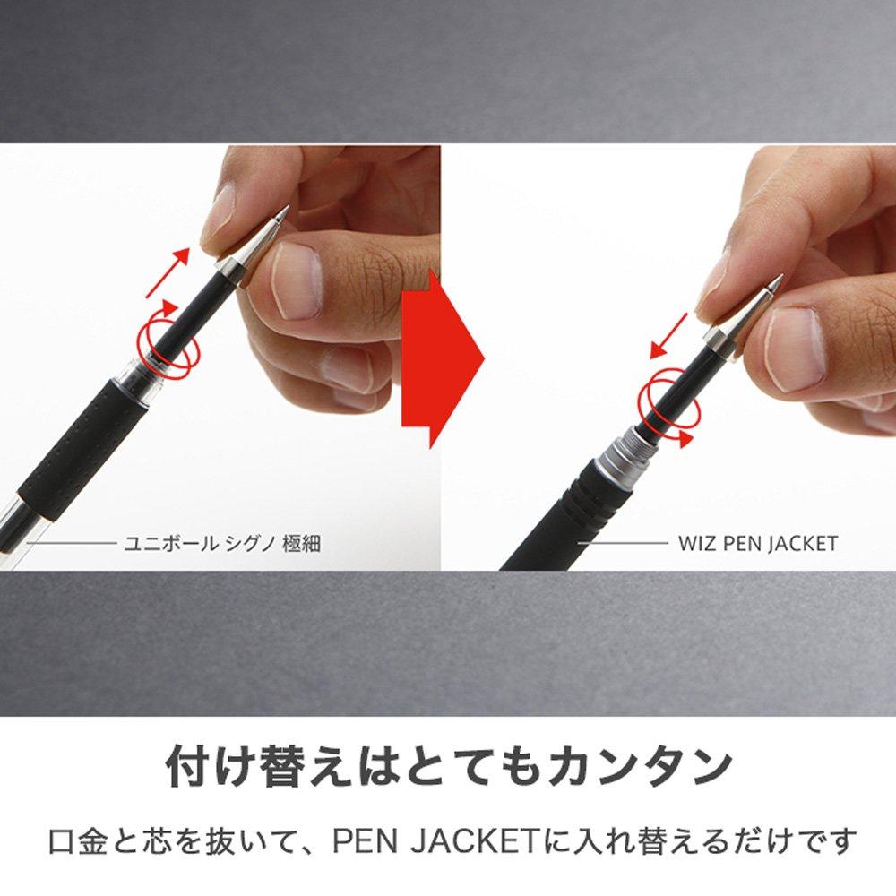 Deff Signo Серия Сверхтонкий ЧЕХОЛ-КУРТКА ДЛЯ РУЧКИ Алюминиевый чехол-накладка Ручка продается отдельно WIZ Синий Uni-ball WAC-UNISIG01BU