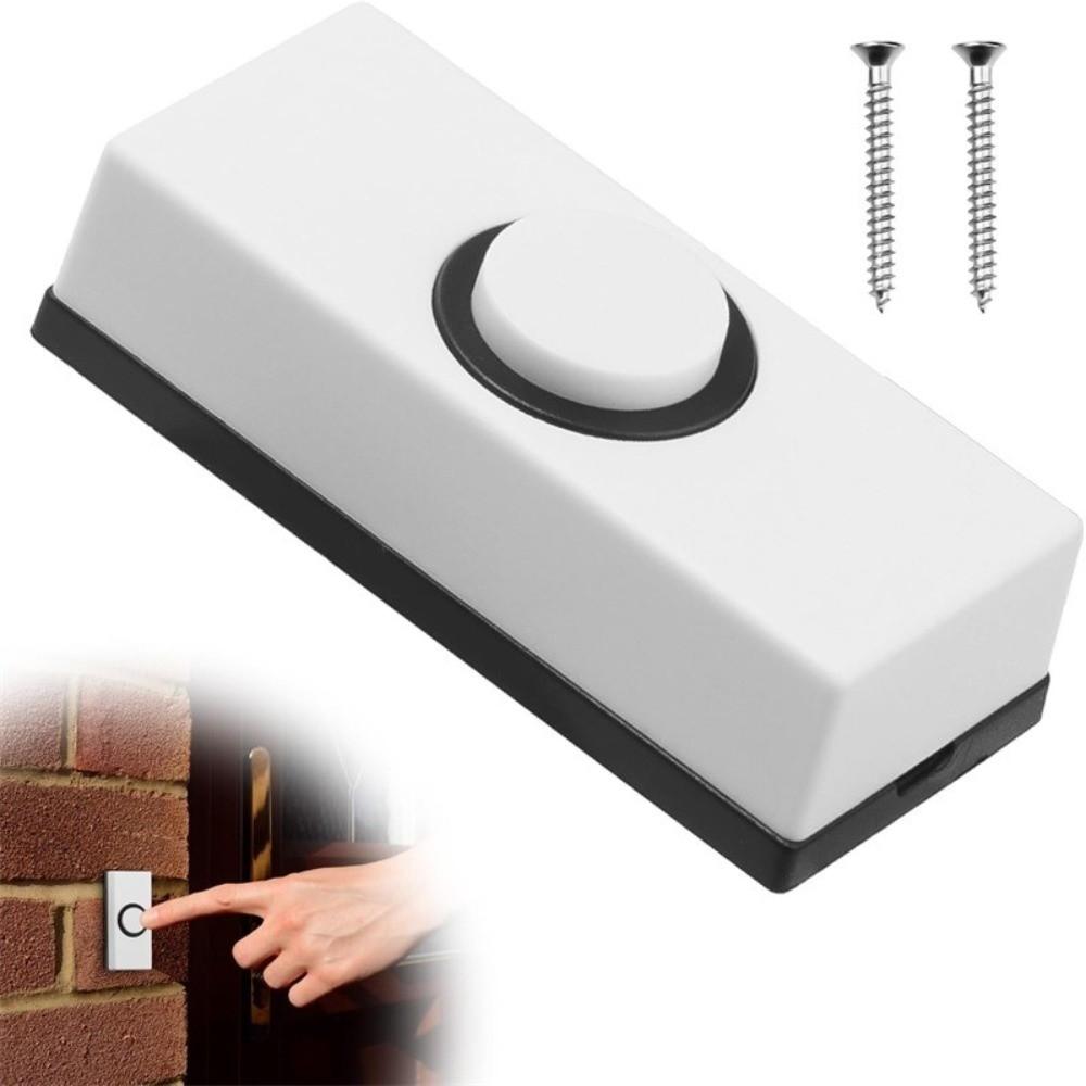 with Screws Doorbell Switch Plastic Door Bells Switch New Doorbell Push Button