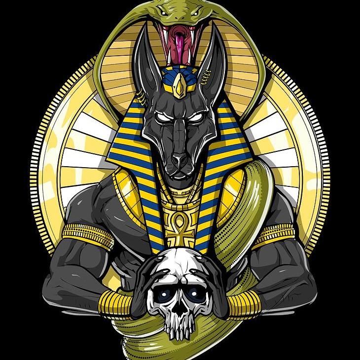 Necklace Anubis God Death Amulet Talisman Pendant Ancient Egypt Egyptian Symbol Eternal Life protect guardian Dead