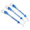 Practical Newtons Spring Scale Tubular Dynamometer Plastic Transparent Body