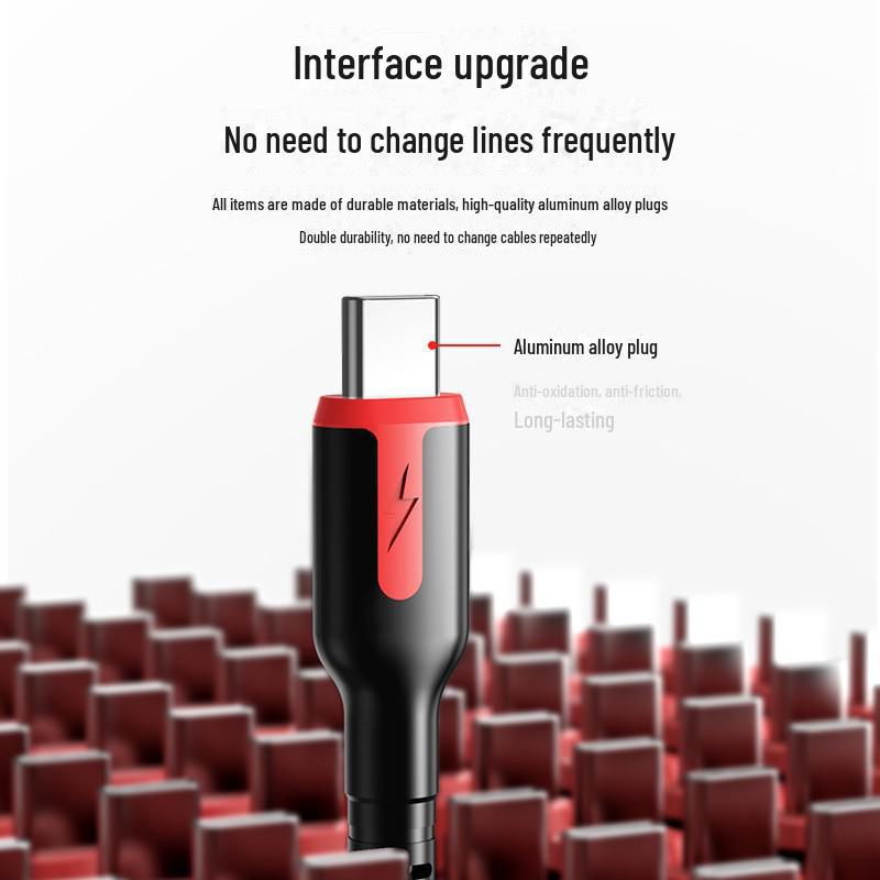 Многофункциональный выдвижной USB-кабель 3-в-1 для устройств Apple и Android