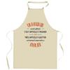 Planetee Tablier de cuisine Un Maximin aussi génial | Cadeau Original Humour pour Cuisinier Vêtement Blouse de protection Barbecue
