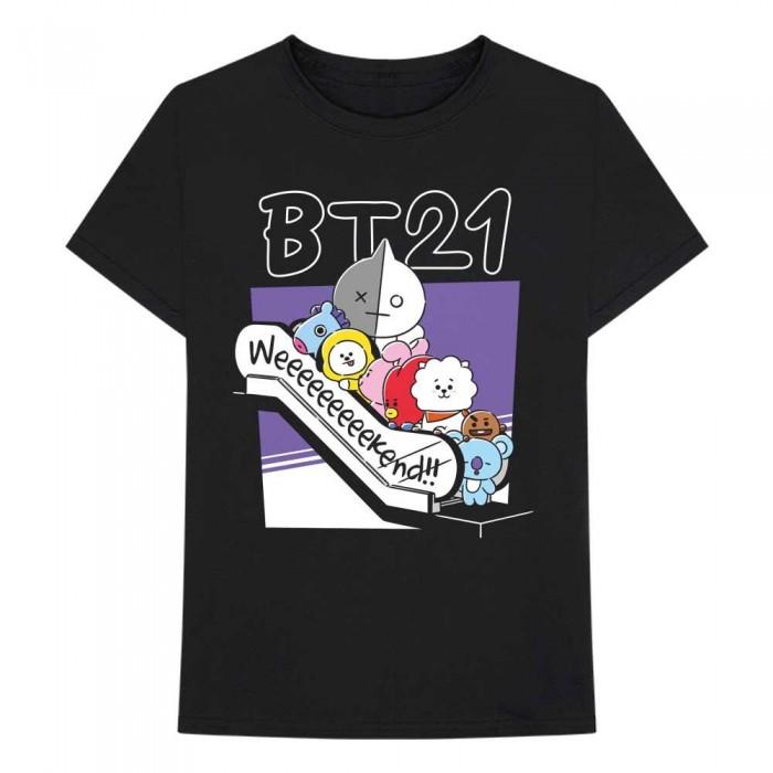BT21 Хлопковая футболка выходного дня унисекс для взрослых