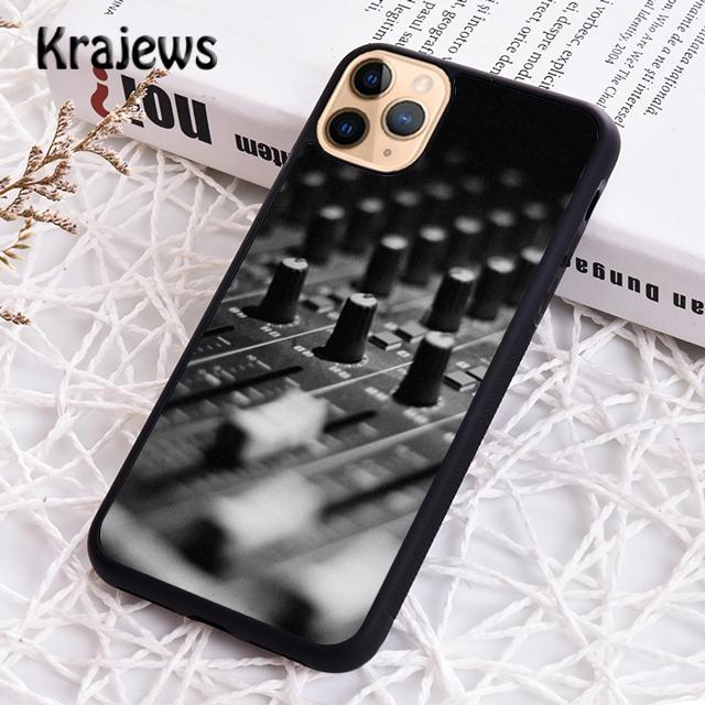 Krajews DJ-микшер Музыка Мягкий чехол для телефона Cover Для iPhone 17 Air 16 15 14 plus 11 12 13 pro max coque Оболочка Fundas