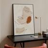 Женщина Мужчина Лицо Линия Плакат Абстрактная Картина на Холсте Современное Настенное Искусство Принт Фотографии для Гостиной Интерьер Домашнее Украшение
