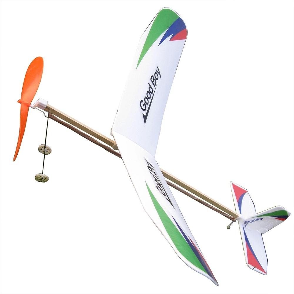 Rubber Bands Power Hand Throw Aircraft Toy Multicolors Educational Experiment  for Kids Outdoor