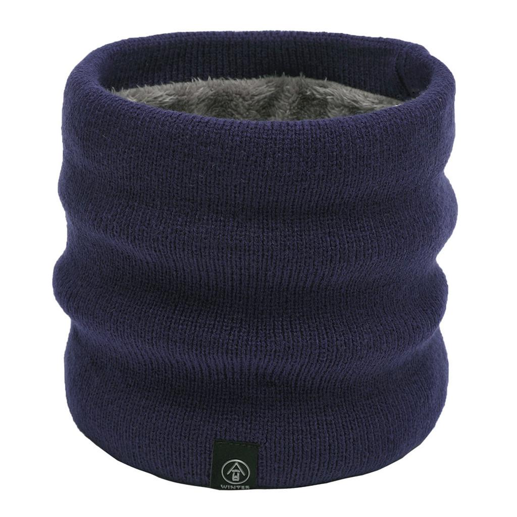 Unisex Snood Neck Warmer Knitted Scarf Scarves Shawl Cowl
