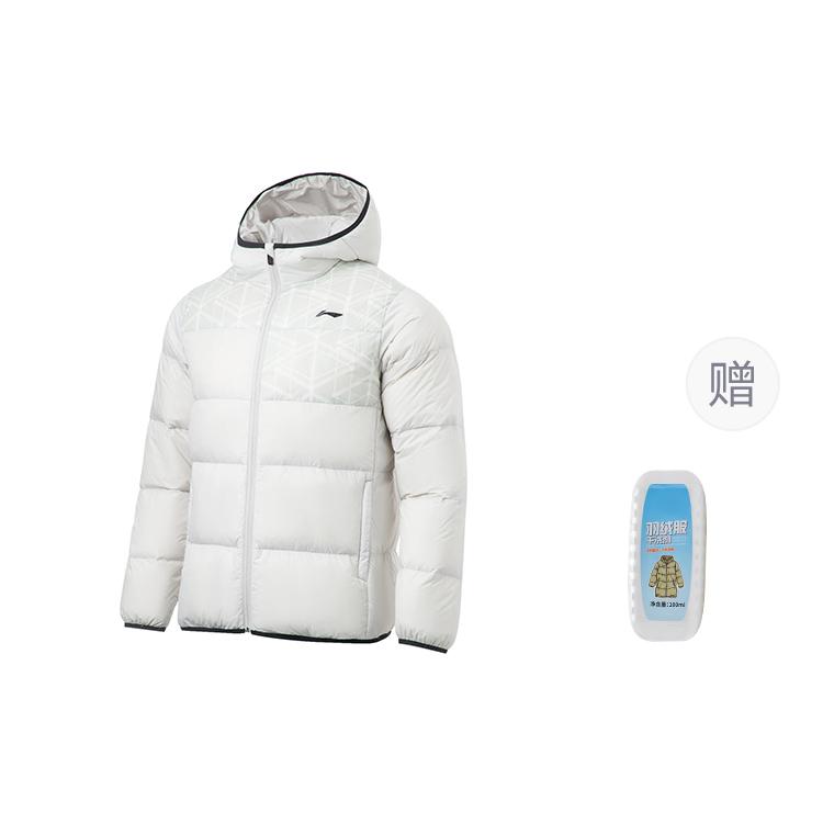 Коллекция настольного тенниса Li Ning Пуховик Унисекс Белый AYMT023-3