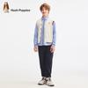 Мальчишеский преппи-вязаный жилет Hush Puppies