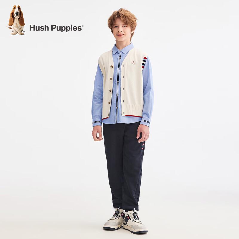 Мальчишеский преппи-вязаный жилет Hush Puppies