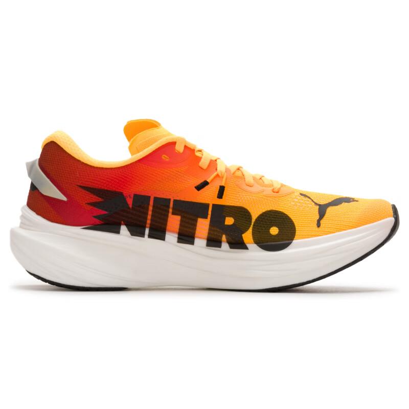Puma Deviate Nitro 3 Fade Pack - мужские кроссовки Sun Stream желтые Sunset-Glow White 310474-01