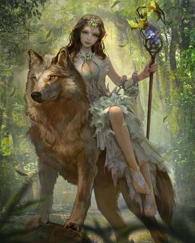 Алмазная картина Новые эльфы 5D DIY Алмазная вышивка крестиком женские картины из стразов Мозаичный декор для дома подарок для девочки