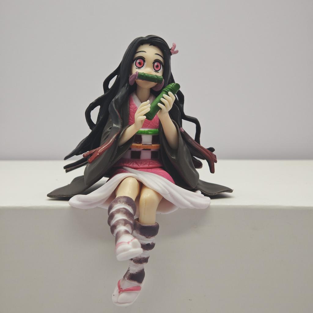 Anime Demon Slayer Action Figures Tanjirou Tomioka GiyuuZenitsu Kochou Nezuko Anime Figure Collect Kid Doll Toys for Children SS