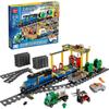 City High Tech Retro Steam Train Cargo Train Technical Brick Building Blocks Set Toys for Adults Children