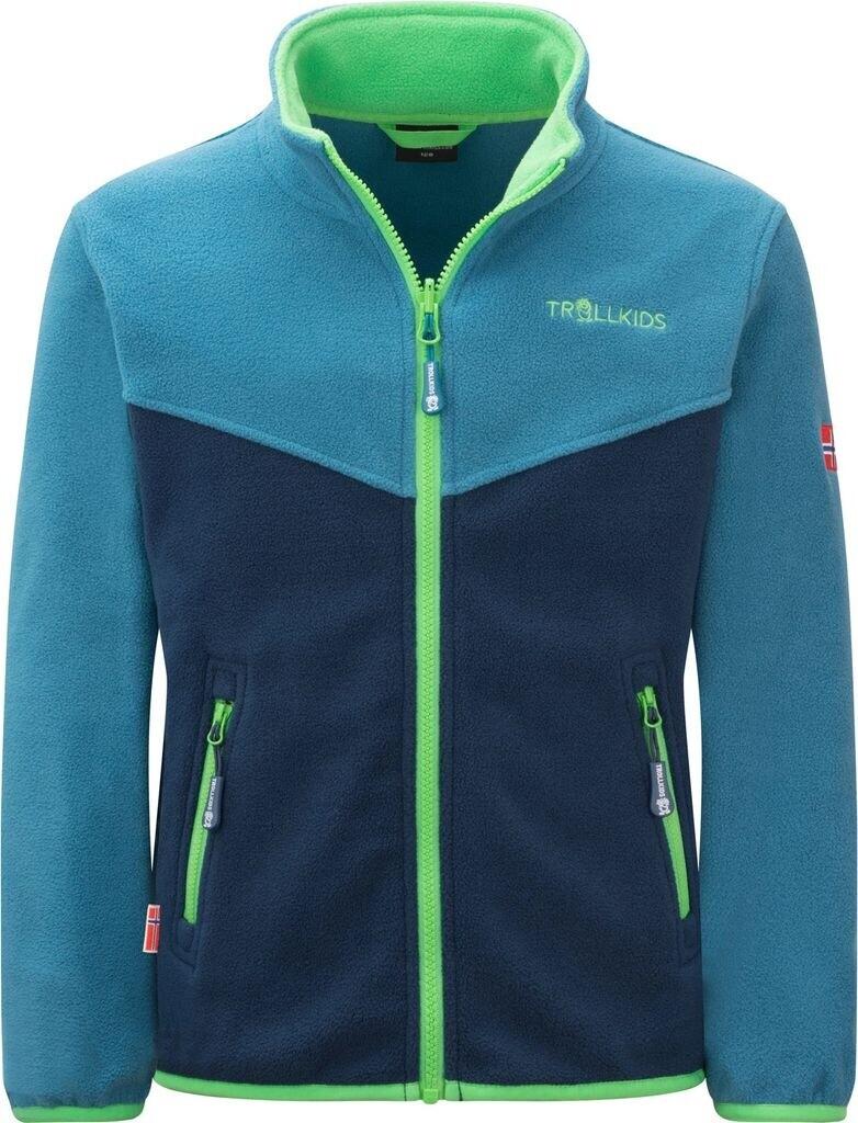 Куртка Trollkids Oppdal Jacket XT флисовая куртка синий зеленый темно-синий